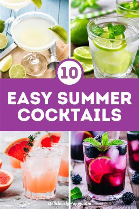 10 Easy Summer Cocktails Best Refreshing Cocktails To Beat The Heat