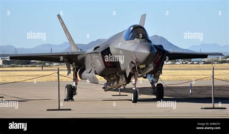 A Us Air Force F 35 Joint Strike Fighter Lightning Ii Jet At Davis
