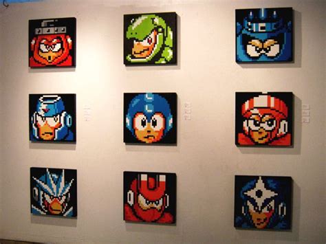 Mega Man Wall Art Show Art Pixel