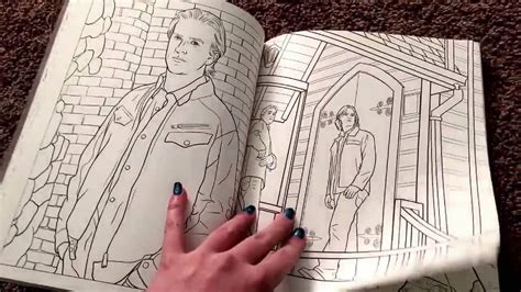 Supernatural Coloring Book Overview! - YouTube