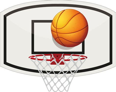Clipart ball basketball hoop, Clipart ball basketball hoop Transparent png image
