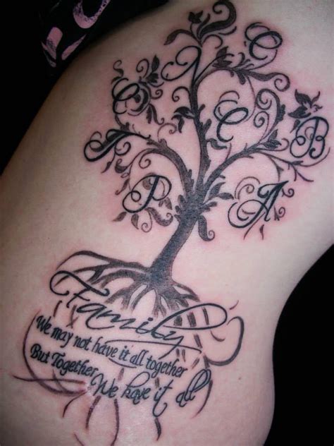 100's of Family Tree Tattoo Design Ideas Pictures Gallery