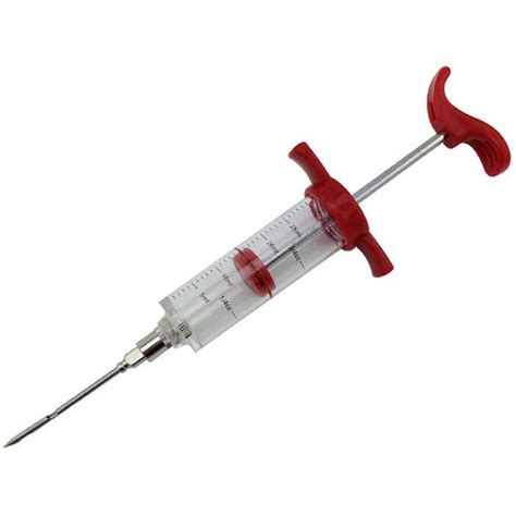 1pc high quality marinade injector flavor syringe cooking meat poultry turkey chicken bbq tool