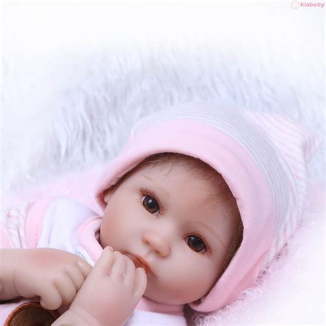 16 Inch Reborn Baby Girl Doll Cloth Body Mila Silicone
