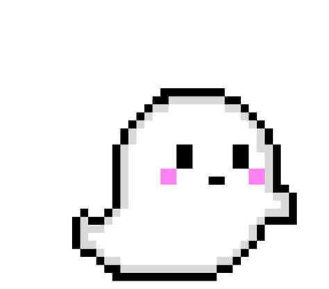 Pixel Art Bead Pattern Cute Ghost Png Download 12301080 Free