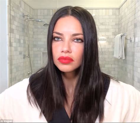 Adriana Lima Day To Night Beauty Routine Daily Mail Online