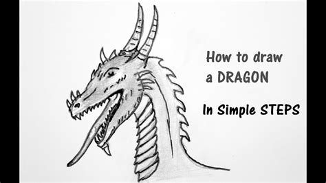 How To Draw A Dragon Step By Step For Beginners And Kids Narrated