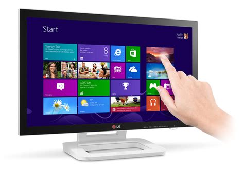 LG also has a touch-monitor for Windows 8 - FlatpanelsHD