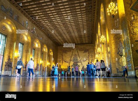 Sweden The Golden Room At Stockholm City Hall Photo From 13 July