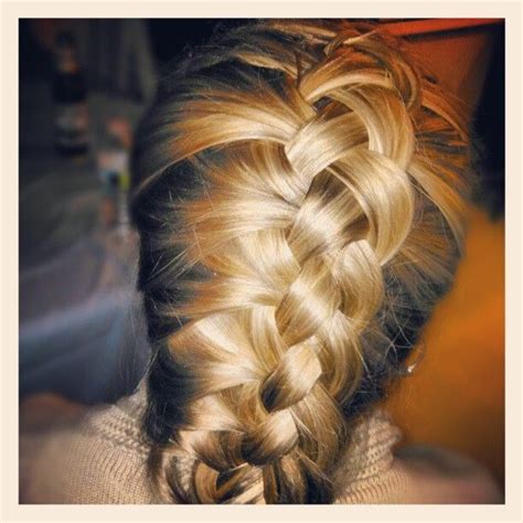 4 strand braiding melanie latimer pinte. One Elastic four strand braid | Four strand braids, Your hair, Hair