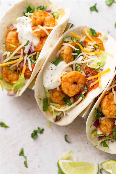 Easy Shrimp Tacos Getslimthin