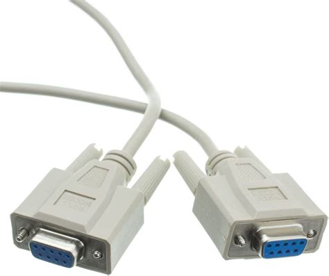 Null Modem Cable Db9 Female To Db9 Female Serial Cable Ul