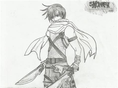 Anime Guy With Swords By Rentamashi On Deviantart