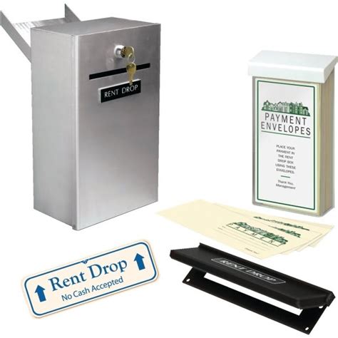 Rent Drop Box Kit With Wall Chute Aluminum With Ivory Sign Hd Supply
