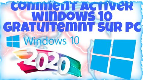 Comment Activer Windows 10 Gratuitement Sur Pc Youtube