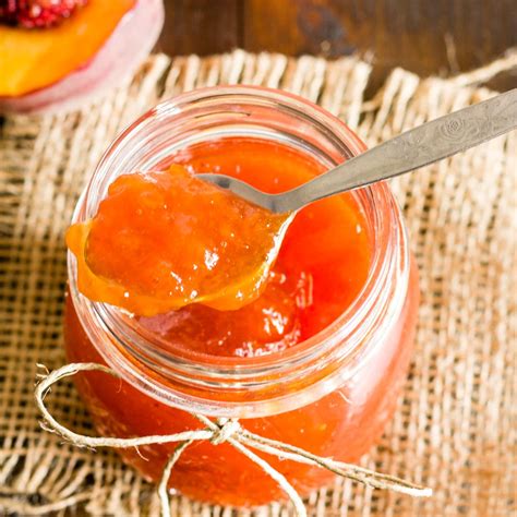 Homemade Peach Jam Without Pectin Story Pastry Wishes