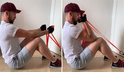 Bicep Curls With Resistance Bands The Right Way Biqbandtraning