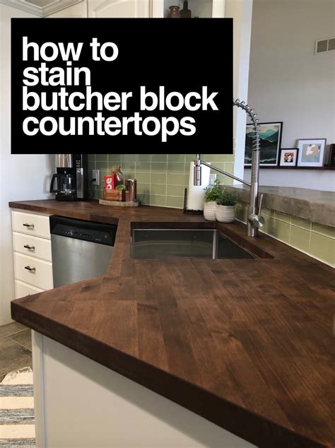 Staining And Sealing Butcher Block Countertops Countertops Ideas