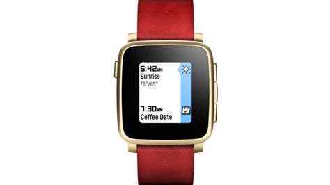 Pebble Time Steel Smartwatch