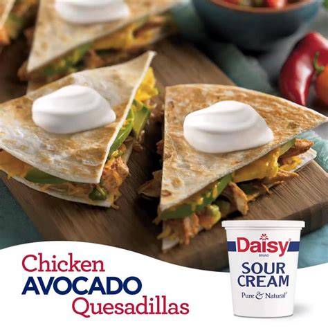 Chicken Avocado Quesadillas Recipe Daisy Brand Video Recipe