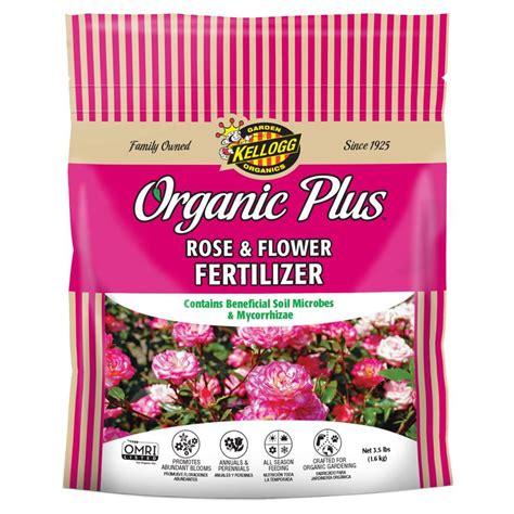 Kellogg Garden Organics 35 Lb Rose And Flower Fertilizer 3003 The