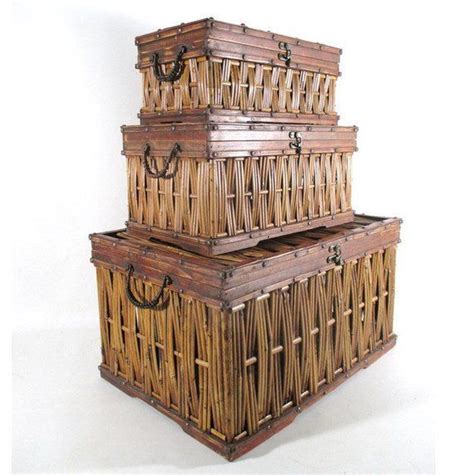 Do it in style with schots great range of décor products, outdoor heating and quality furniture. Set of 3 Nesting Rattan Storage Trunks, Vintage Chests ...
