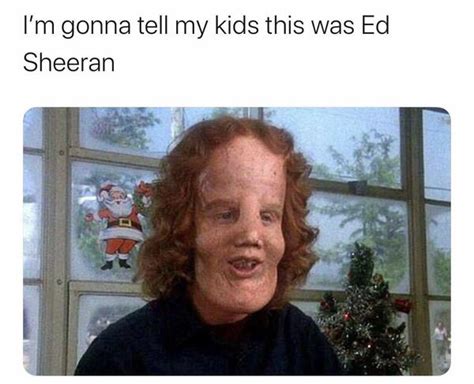 Im Gonna Tell My Kids This Was Ed Sheeran Meme