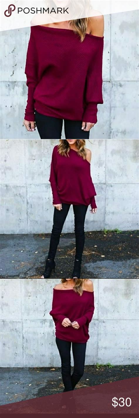 Trade Traci Oversized Off The Shoulder Sweater Shoulder Sweater