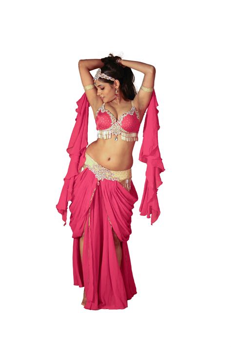 women red hot belly dance costume zai fashion