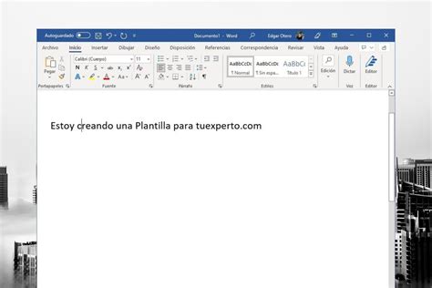 Cómo crear una plantilla en Word paso a paso