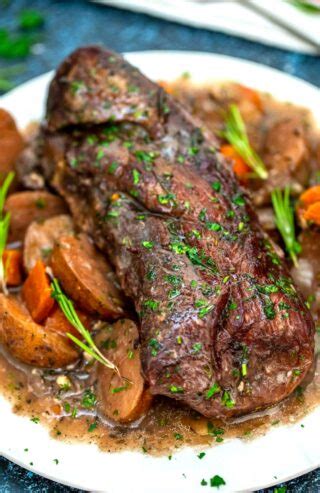 Season the roast on all sides with the italian seasoning and the seasoning salt. Instant Pot Red Wine Beef Roast - Sweet and Savory Meals