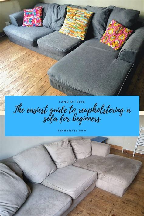 the easiest guide to reupholstering a sofa for beginners land of size reupholster sofa arm