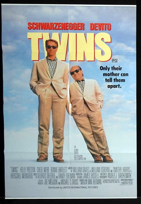 Twins Original One Sheet Movie Poster Arnold Schwarzenegger Danny