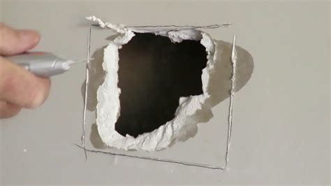 How To Patch Small Holes In Drywall Youtube