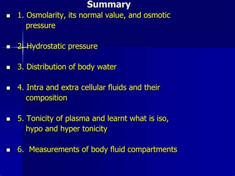 Ppt Body Fluid Compartments And Fluid Balance Powerpoint Presentation