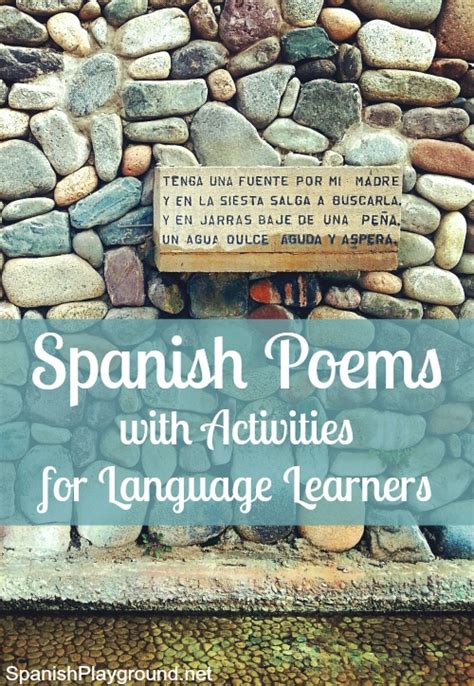 Sounds perfect wahhhh, i don't wanna. Spanish Poems for Kids - Spanish Playground