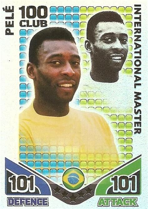 Match Attax World Cup Legends 2010 Pelé Club 101 Card Match Attax