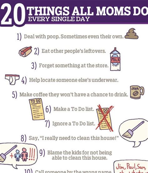 20 Things All Moms Do Every Single Dayive Been A Mom My Whole Life Motherhood Funny