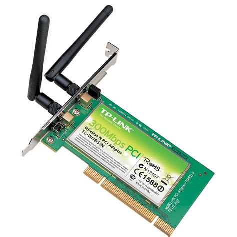 Tp Link 300 Mbps Wireless N Pci Adapter Tl Wn851n Bandh Photo