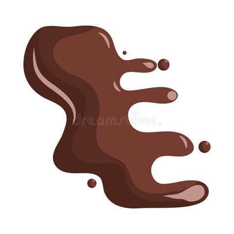 Brown Chocolate Splash Stock Vector Illustration Of Splashing 213855552