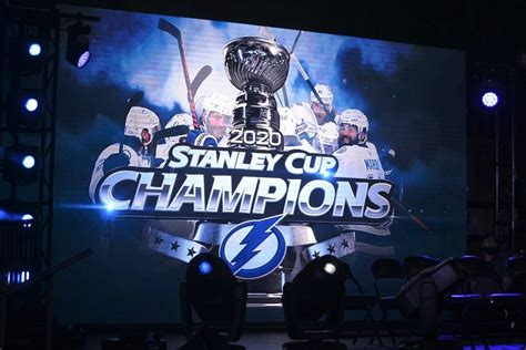 Your 2020 stanley cup champions. Tampa Bay Lightning Stanley Cup Celebration at Raymond ...