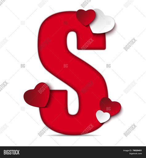 Alphabet Letters Red Vector And Photo Free Trial Bigstock