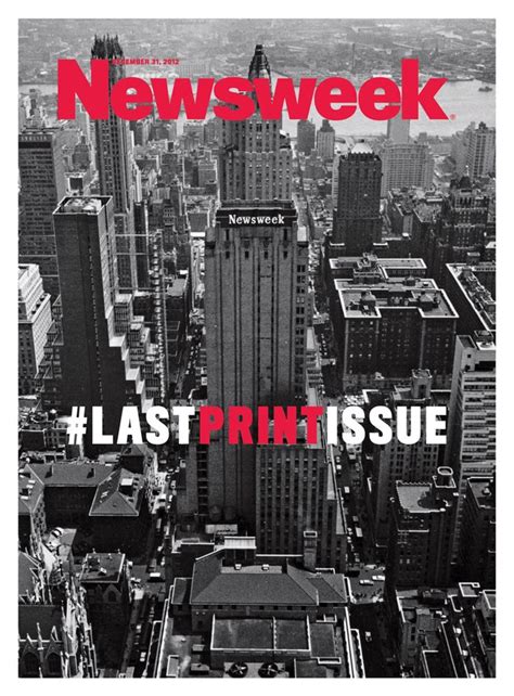 Newsweeks Last Issue Adweek