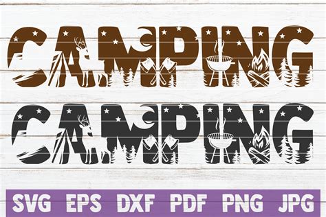 Camp Life Svg Bundle Camping Svg Cut Files By Mintymarshmallows