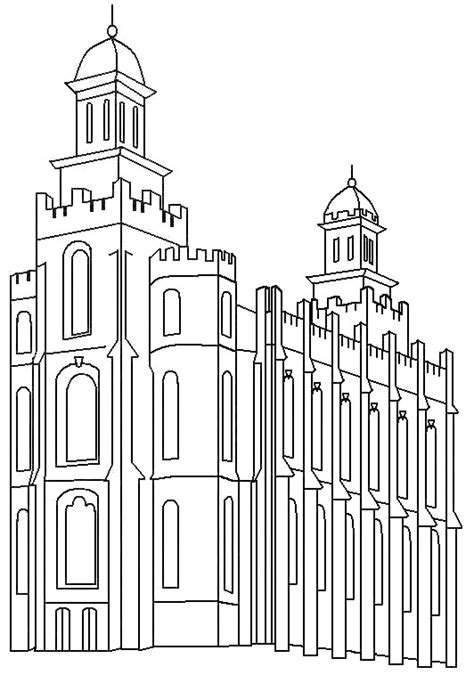 Use images and clip art from this page to teach the importance of temples to youth and children. Our Deseret Home: Temple Coloring Sheets