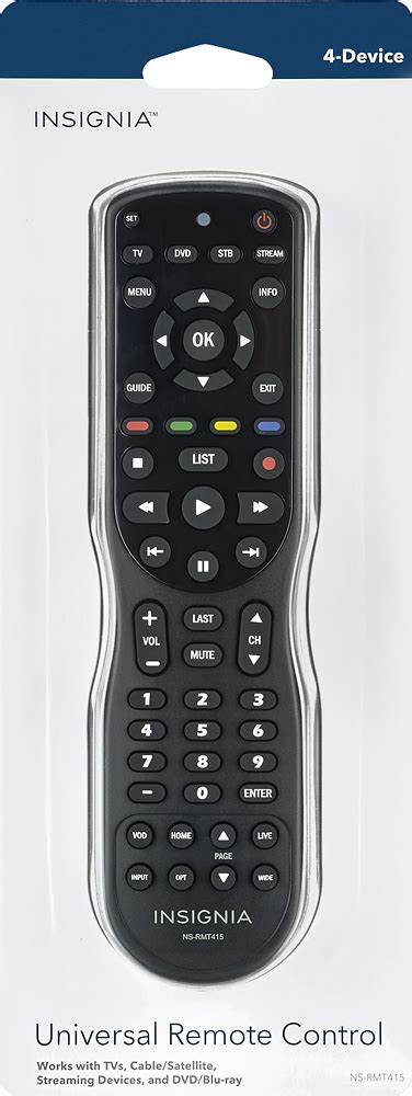 Questions And Answers Insignia 4 Device Universal Remote Black Ns