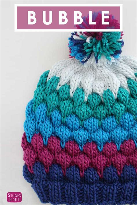 We did not find results for: Bubble Stitch Beanie Hat Knitting Pattern by Studio Knit ...