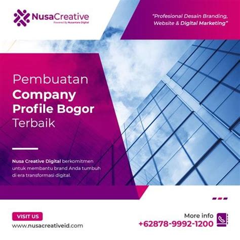 Pembuatan Company Profile Bogor Nusa Creative Digital