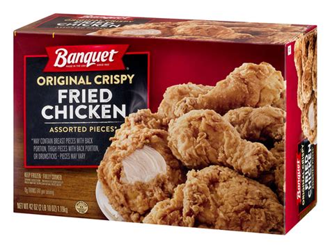 Other user submitted calorie info matching: Banquet Crispy Fried Chicken | Hy-Vee Aisles Online ...