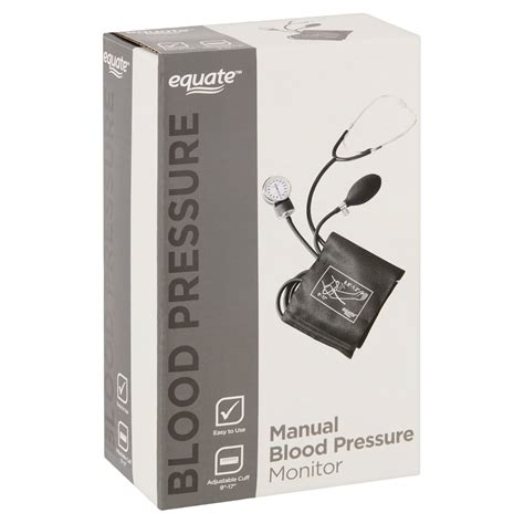 Equate Manual Upper Arm Blood Pressure Monitor